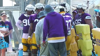 HIGHLIGHTS LSU football practice August 10 2024 [upl. by Kaitlynn715]