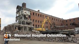 052714 Memorial Hospital Demolition [upl. by Nida600]