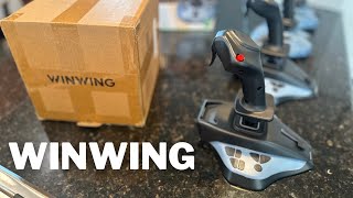 Winwing Airline Joystick review and comparison with Thrustmaster [upl. by Aekan]