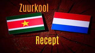 Hoe maak je Zuurkool Surinaams Recept  Zuurkool recept [upl. by Enneirda486]