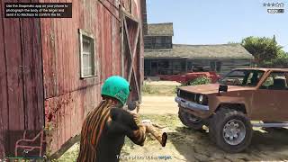 Grand Theft Auto V Online  Madrazo Hit ONeil Ranch  Grapeseed Location 3 [upl. by Sucramej]