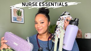 MUST HAVE ITEMS FOR NURSING  Whats in my nurse work bag [upl. by Folberth157]