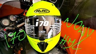 Test nowego kasku HJC I70 vs HJC IS17 [upl. by Ziagos7]