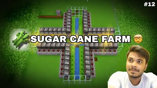 SUGARCANE FARM IN MINECRAFT 🤯 12 [upl. by Kress17]