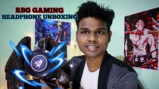 RGB Gaming Headphone Unboxing Red Gear [upl. by Ebeneser]