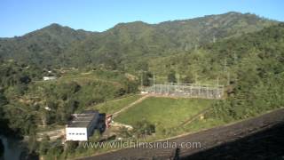 Doyang Hydro Project  Electric power generating site in Wokha Nagaland [upl. by Ahsaten]