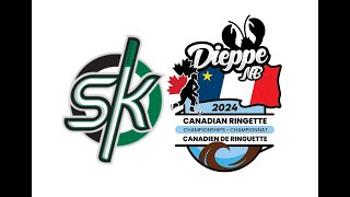 2024 Canadian Ringette Championships  U16  Team Saskatchewan vs Team Manitoba  Consolation Semi [upl. by Arikihs673]