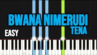 Praise Team TAG  Bwana Nimerudi Tena  EASY PIANO TUTORIAL BY The Piano Pro [upl. by Shaikh]