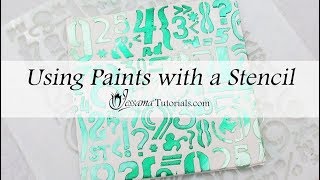 Polymer Clay Tricks Paints with a Stencil [upl. by Griswold292]