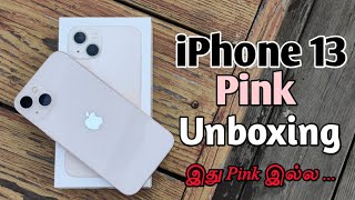 iPhone 13 Pink Unboxing  என்ன ஆப்பிள் Joke காற்றிங்களா [upl. by Nodnyl]