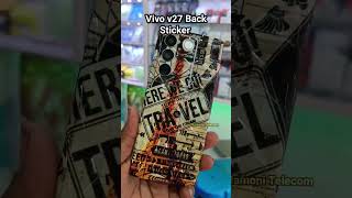 Vivo V27 Back modified stker backstker mobilestker backlamination backmodified vivov27 vivo [upl. by Javed615]