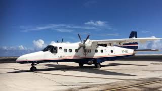 Dornier 228 Engine Start Air Marshall Islands [upl. by Dory]