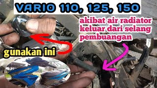 akali air radiator keluar dari selang pembuangan [upl. by Rudie34]