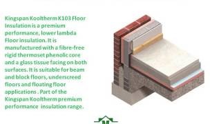 Kingspan Kooltherm K103 floor insulation [upl. by Quinby518]