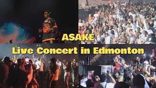 Asake Live at Rogers Place Edmonton Canada quotFull Concertquot Experience [upl. by Ariahs679]