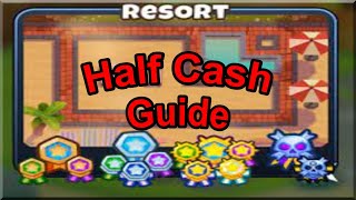 BTD6 Resort  Hard Mode  Half Cash [upl. by Ib]