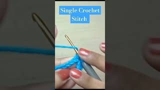 Single crochet stitch crochet crochetshoes crochetstitch [upl. by Nlocnil]