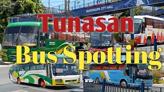 BUS SPOTTING AT INTERSECTION IN TUNASAN Vlog353 bus philippines [upl. by Kowalski]