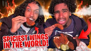 WE TRIED THE SPICIEST WINGS IN THE WORLD [upl. by Erehpotsirhc24]