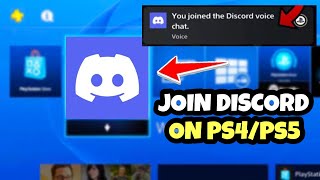 How to JOIN Discord Calls on PS4PS5 Tutorial Use Discord on PS4PS5 [upl. by Valencia]