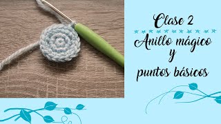 CURSO AMIGURUMI PARA PRINCIPIANTES l Clase 2 Anillo mágico y puntos básicos ENG SUBS [upl. by Anelis515]