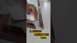 Aluminum fabrication tricks Aluminu trending aluminium youtubeshorts shorts [upl. by Danziger]