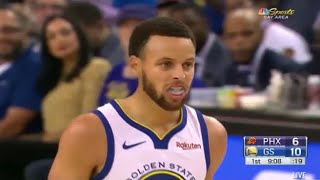 Steph Curry DEFENSE LOOKS READY SICK LEFT HANDED LAYUP [upl. by Ramses5]