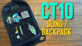 CTactical CT10 Backpack  Sling Review and Walkthrough [upl. by Britte]