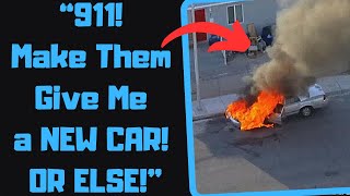 rMaliciousCompliance  Smug Karen DESTROYS Her Own Car Tells Cops I Did It [upl. by Marna21]