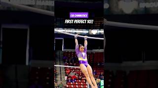 Konnor McClain scores her FIRST ever perfect 10 for LSU gymmotivation unevenbars gymnastics [upl. by Callida]