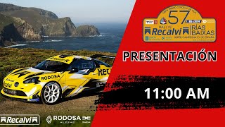 PRESENTACIÓN 57 RALLYE RECALVI RIAS BAIXAS 2024 [upl. by Siahc548]