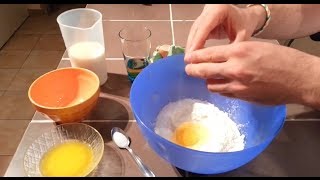 Recette de la pâte à crêpes facile et rapide [upl. by Knoll]