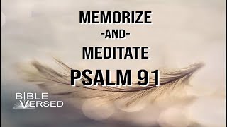 Psalm 91 My Refuge and My Fortress Memorize amp Meditate Video with words NIV [upl. by Hallett]