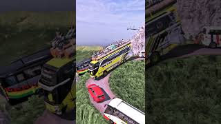 Bus Driver Encounters the Worlds Most DANGEROUS Road part 015 eurotrucksimulator2 [upl. by Alvord]