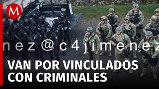 En Operación Enjambre detienen a 3 jefes de policía en Edomex por nexos con el crimen [upl. by Bullis]