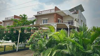 350 SqYards Duplex Villa For sale In gated community Hyderabad Gandipet Mokila [upl. by Eibor724]