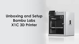 Bambu Labs X1C 3D Printer Unboxing and Setup bambulab 3dprinting unboxing [upl. by Nolrah]