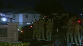 Police standoff at North Highlands apartment armed suspect barricaded inside [upl. by Santana]