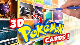 Making Incredible 3D Pokémon Cards [upl. by Rabassa]