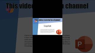 The best way to use power point to create a presentation about Copilot full tutorial in channel [upl. by Islean]