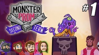 Monster Prom Second Term Multiplayer  Part 1  NEW CHARACTERS [upl. by Zosema863]