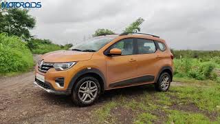 Renault Triber EasyR AMT Review  Hindi  Terrific Value For Money  Motoroids [upl. by Ayikur486]