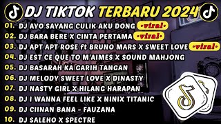 DJ TIKTOK TERBARU 2024  DJ AYO SAYANG CULIK AKU DONG 🎵 DJ BARA BERE  FULL ALBUM VIRAL [upl. by Nylrad]