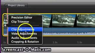 iMovie  Adjust Brightness [upl. by Neik]