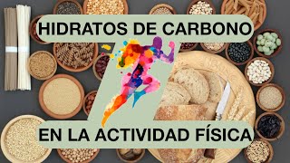 2019 Hidratos de carbono en la actividad Física  ¿Glucógeno  ¿Hepático y muscular [upl. by Karrie]