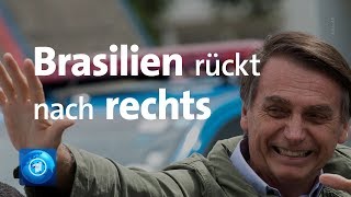 Rechtsextremer Bolsonaro gewinnt Wahl in Brasilien [upl. by Ecnedurp]