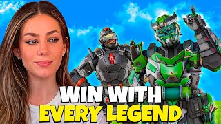 The Challenge Continues Winning On Every Legend In Apex Part 4  LuluLuvely Apex Legends [upl. by Yrakcaz]