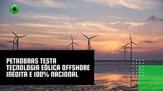 Petrobras testa tecnologia eólica offshore inédita e 100 nacional [upl. by Tengler156]