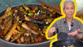 🍆 Dads Eggplant with Garlic Sauce 鱼香茄子 [upl. by Wey51]