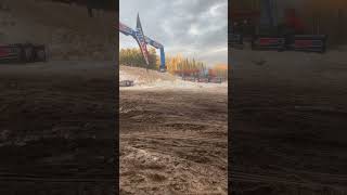 ISOC amsoil snocross 20232024 season opener snocross polaris skidoo amsoil fun ironwood [upl. by Odlabso334]